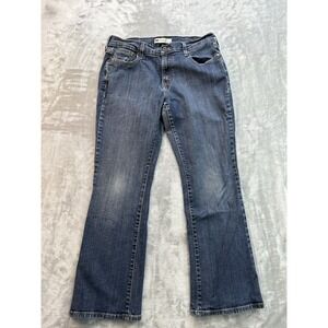 Levis Y2K 515 Bootcut Jeans Womens Sz 12S W31 L30 Blue Western Cowgirl Rodeo